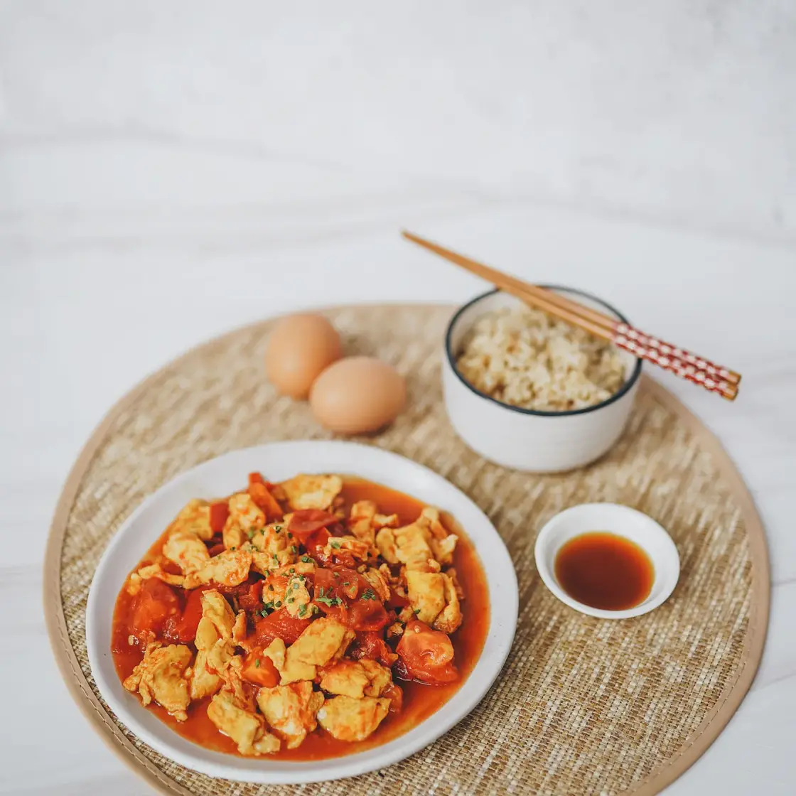 Chinese Tomato Egg Stir-Fry