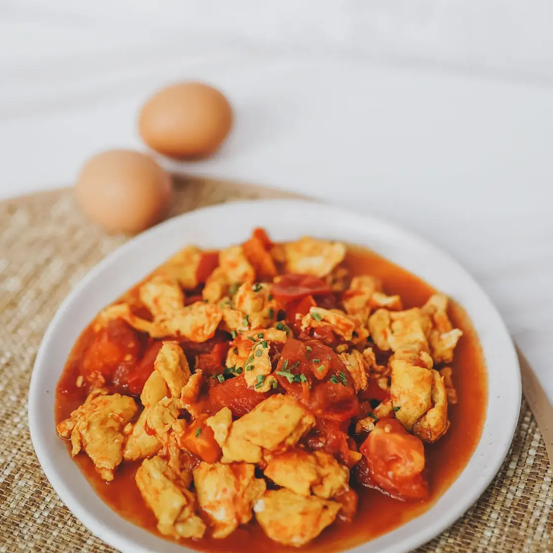 Chinese Tomato Egg Stir-Fry