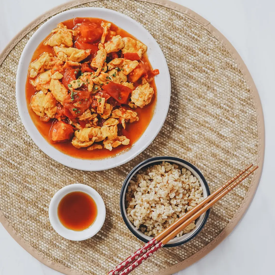 Chinese Tomato Egg Stir-Fry