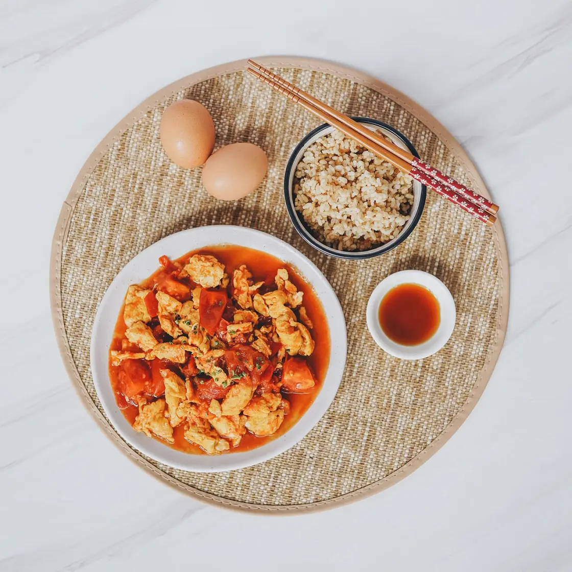 Chinese Tomato Egg Stir-Fry