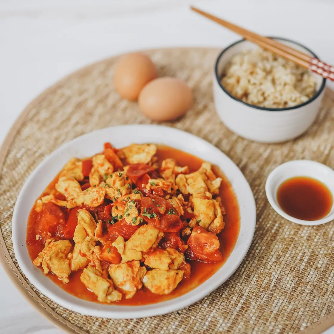Chinese Tomato Egg Stir-Fry