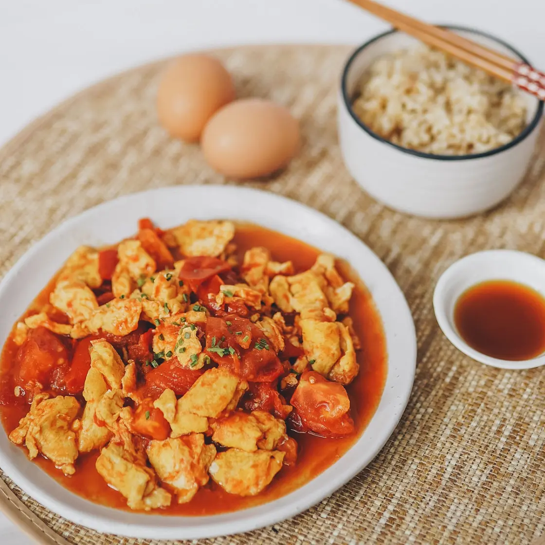 Chinese Tomato Egg Stir-Fry