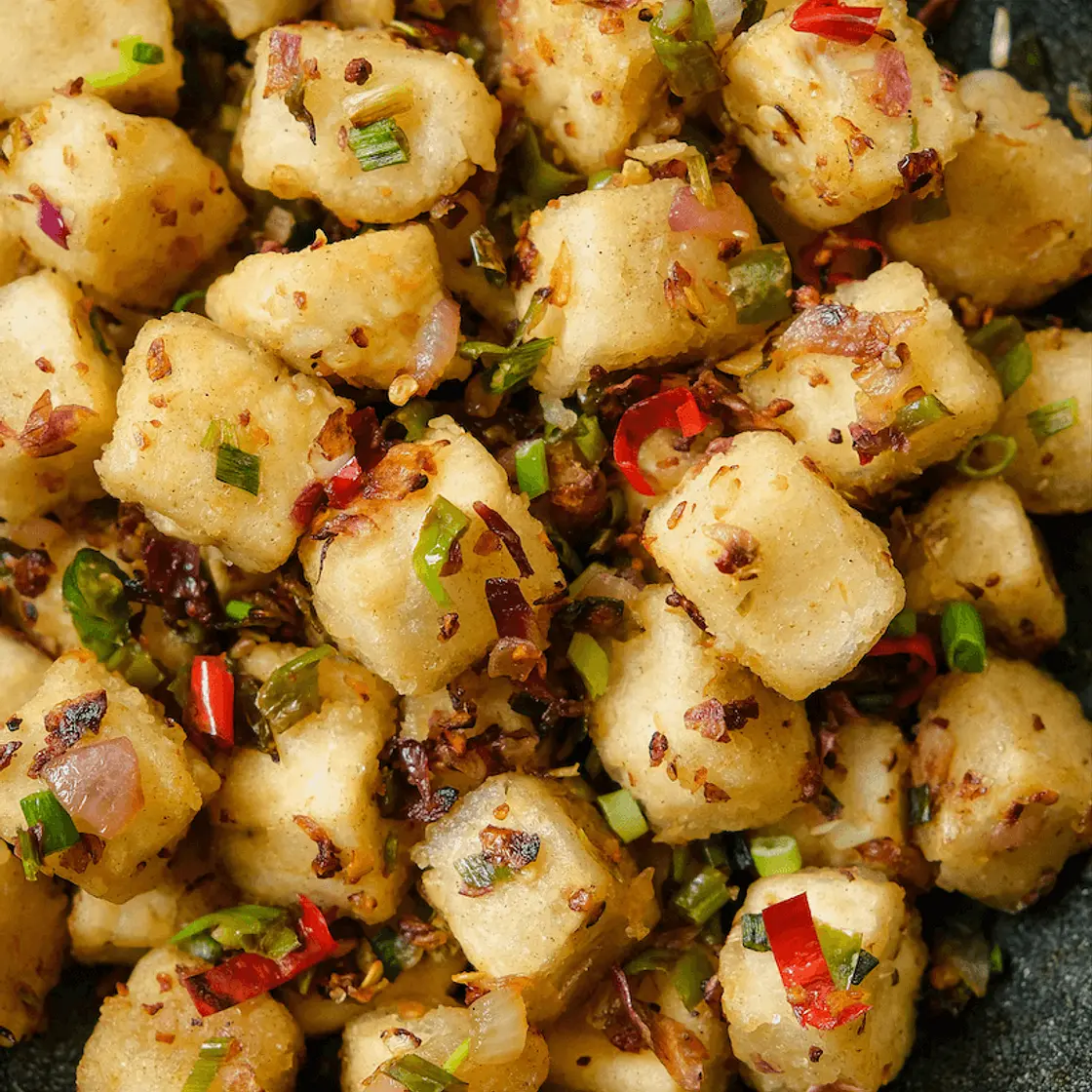Crispy Salt and Pepper Tofu