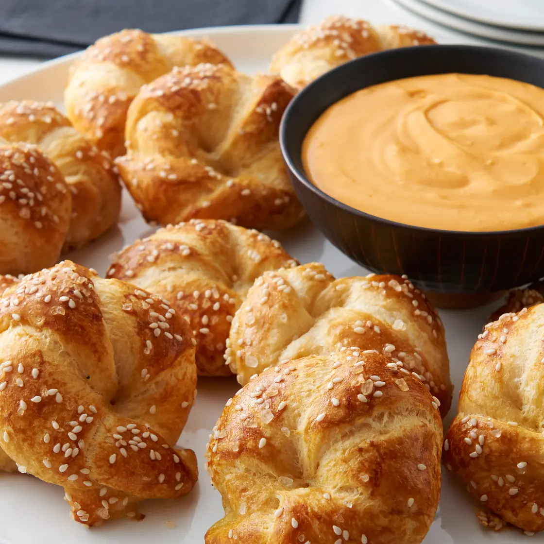 Pretzel Crescent Rolls