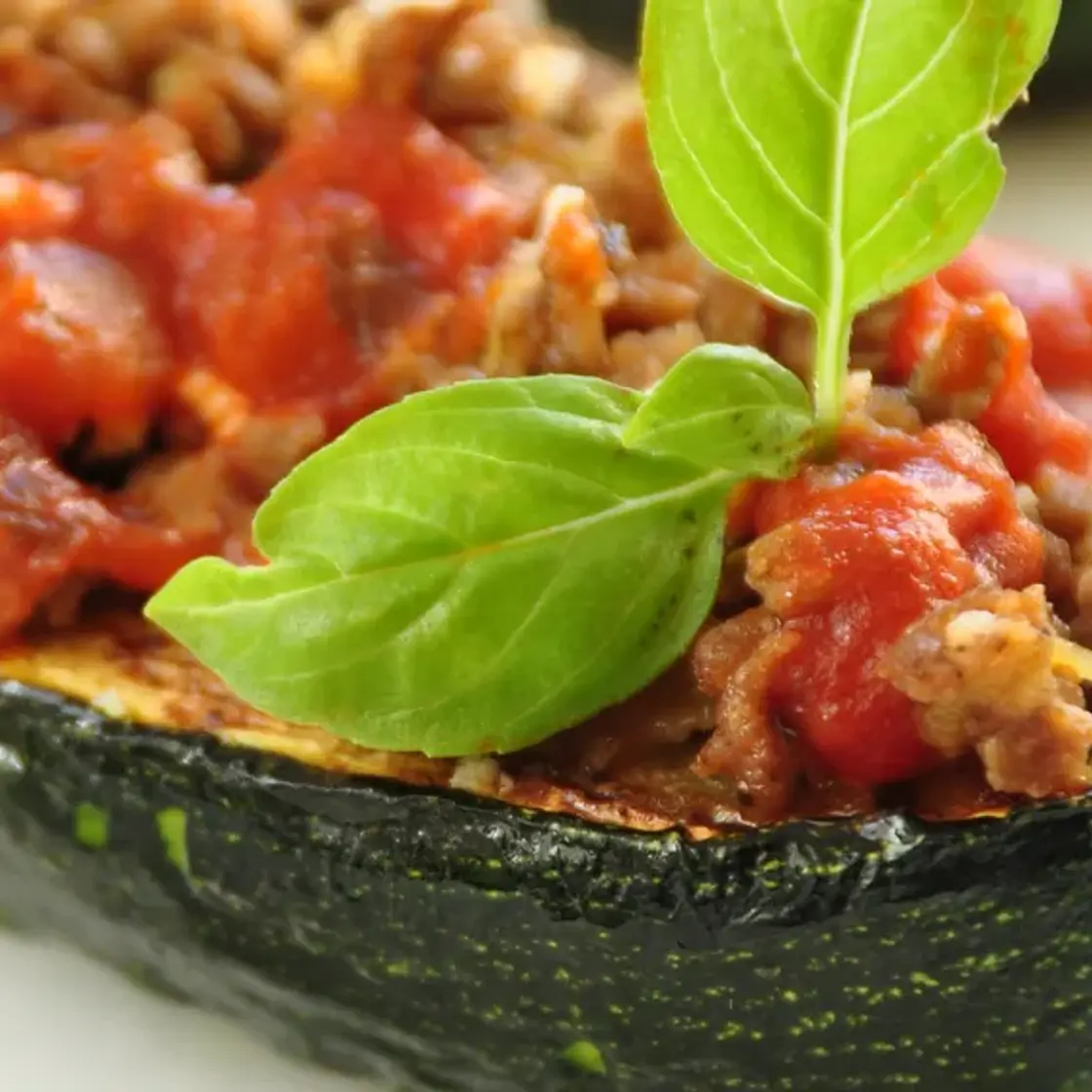 Courgette farcie