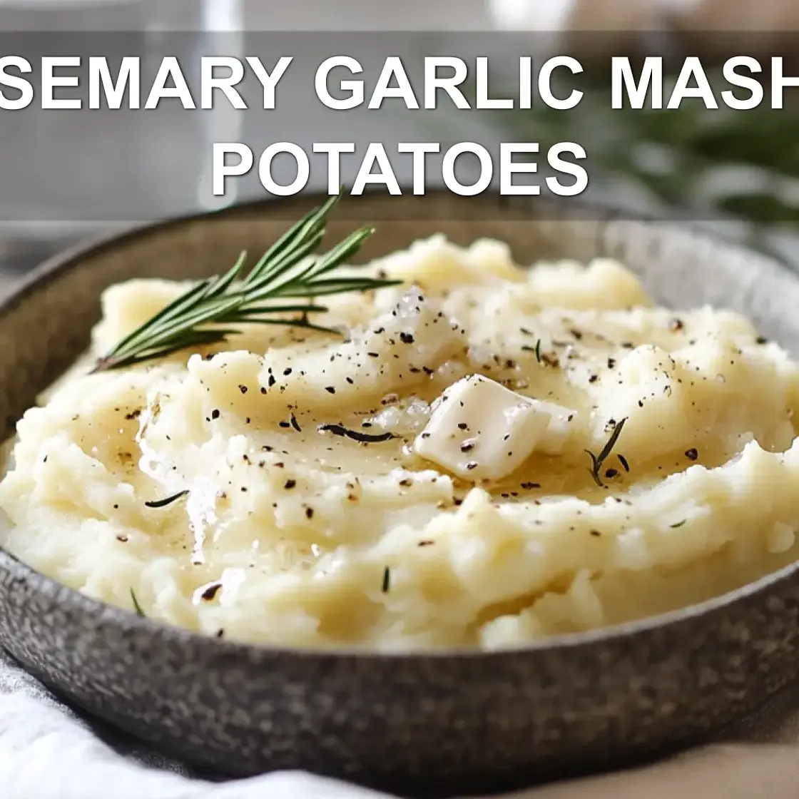 ROSEMARY GARLIC MASHED POTATOES