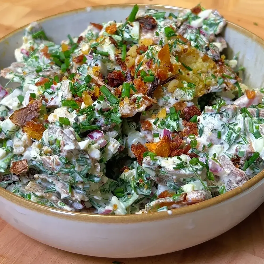 Smashed Potato Salad