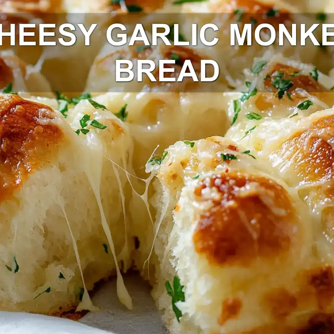CHEESY GARLIC MONKEY BREAD