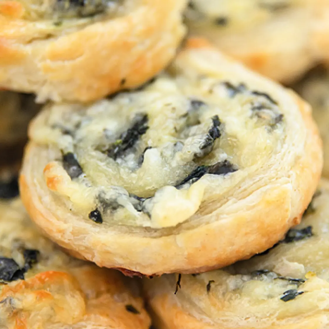 Creamy Spinach Roll Ups Recipe!