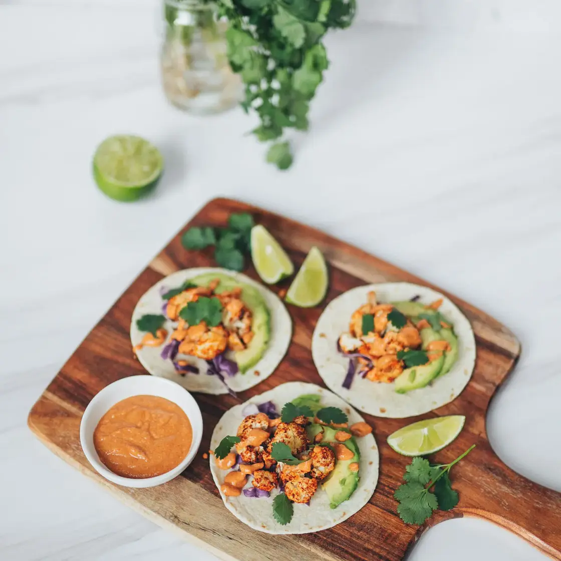 Chipotle Cauliflower Tacos