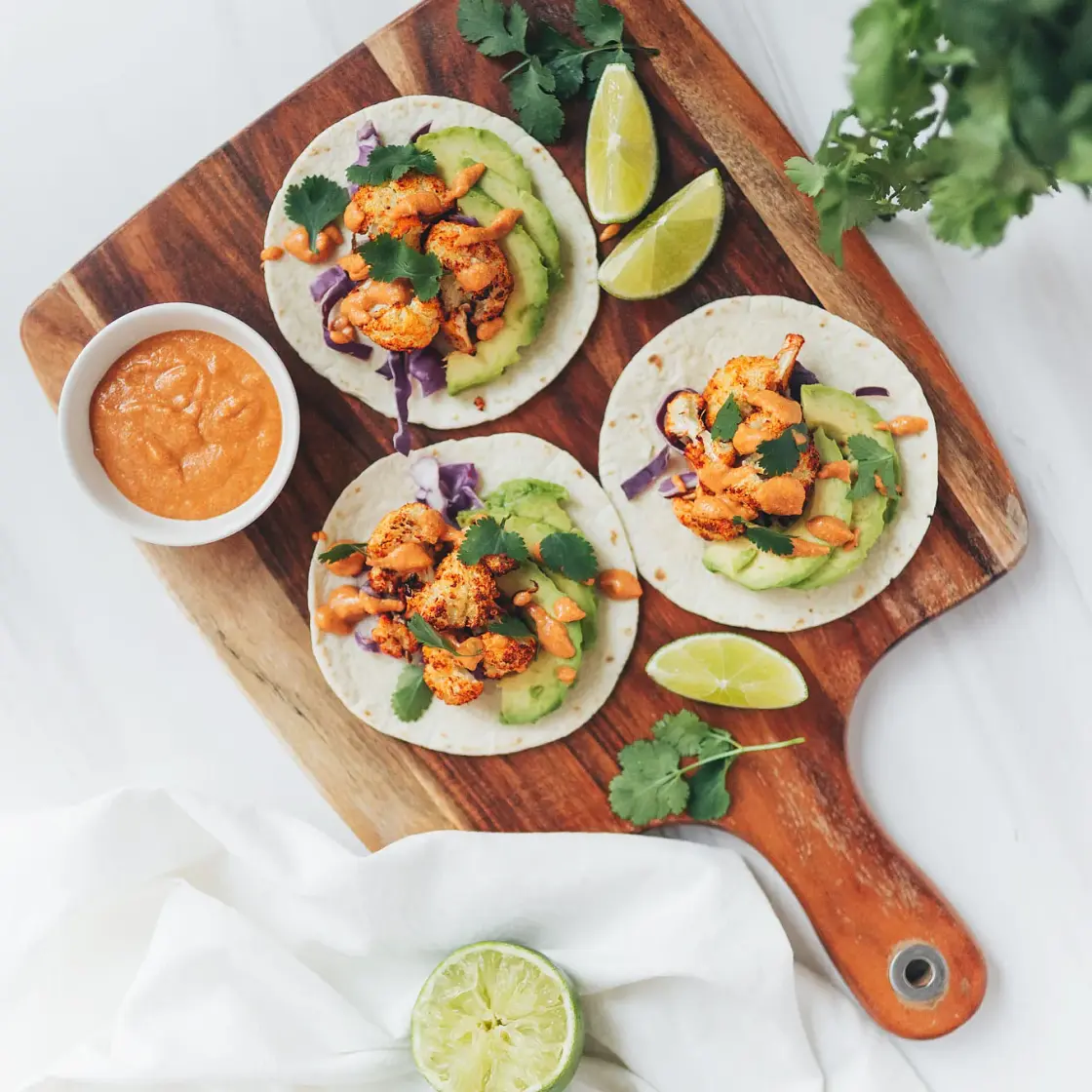 Chipotle Cauliflower Tacos