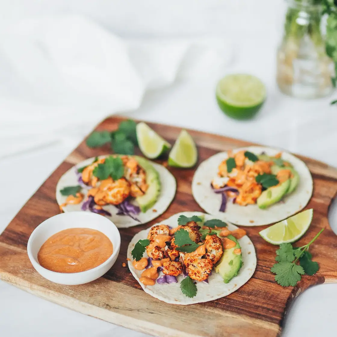 Chipotle Cauliflower Tacos