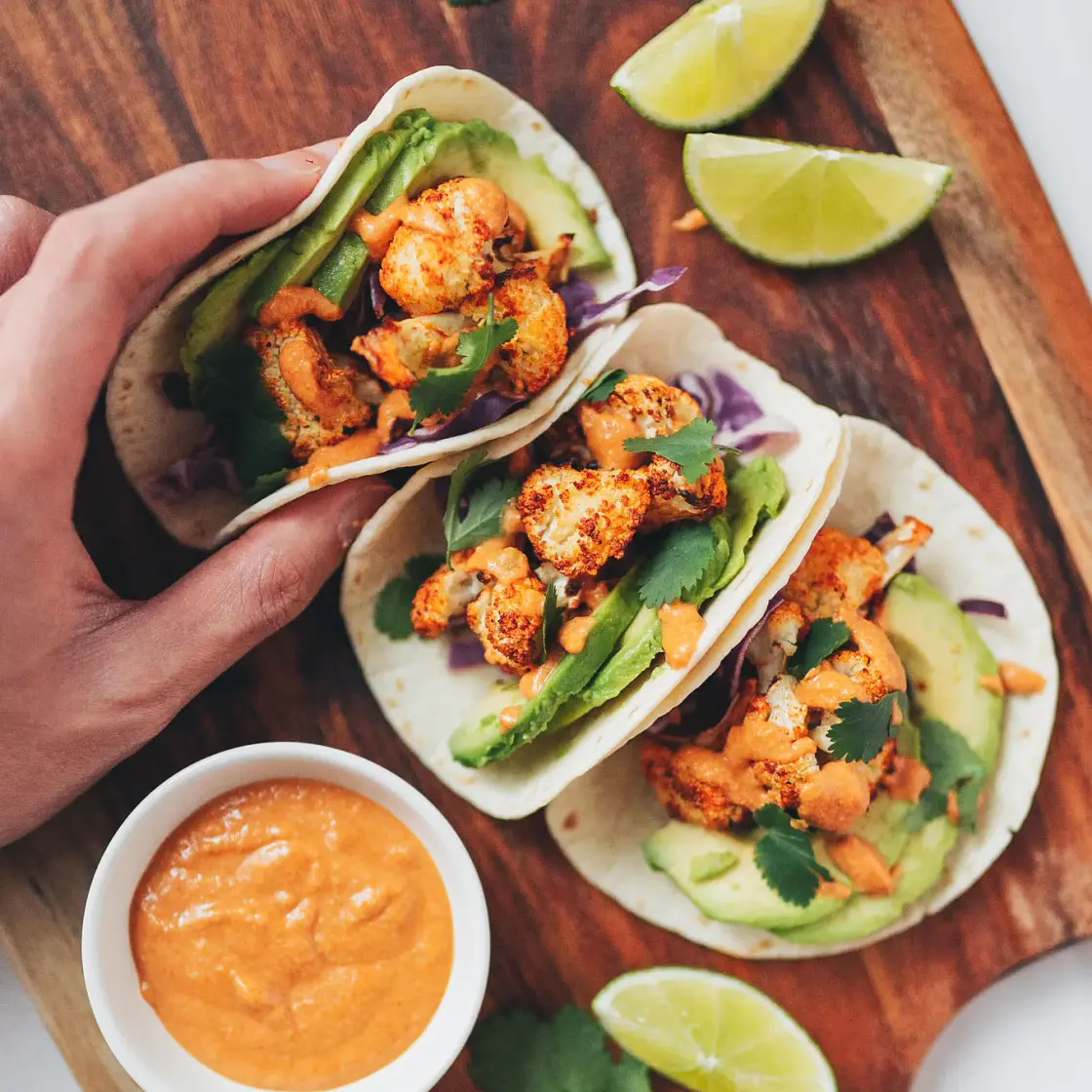 Chipotle Cauliflower Tacos
