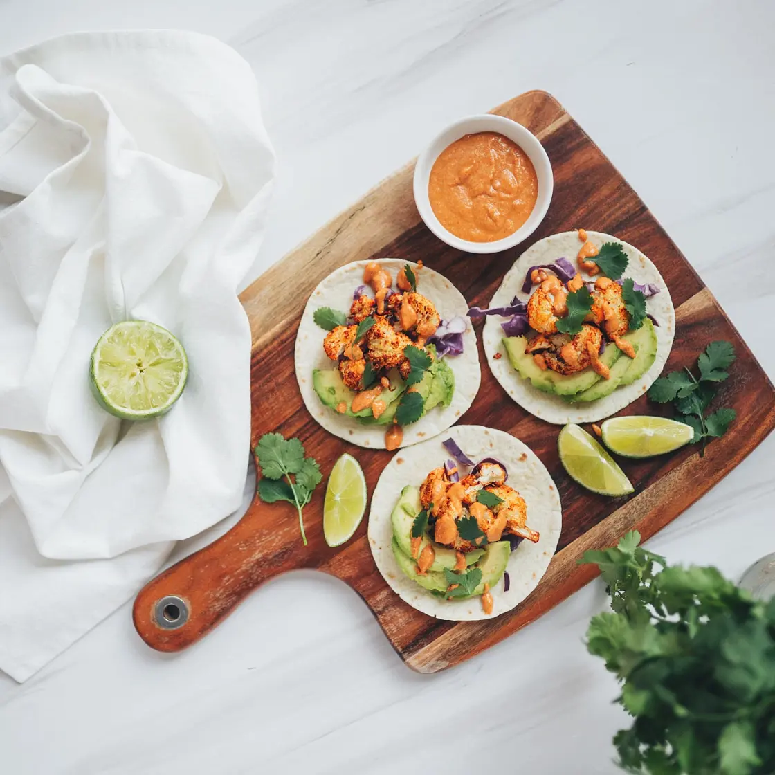 Chipotle Cauliflower Tacos
