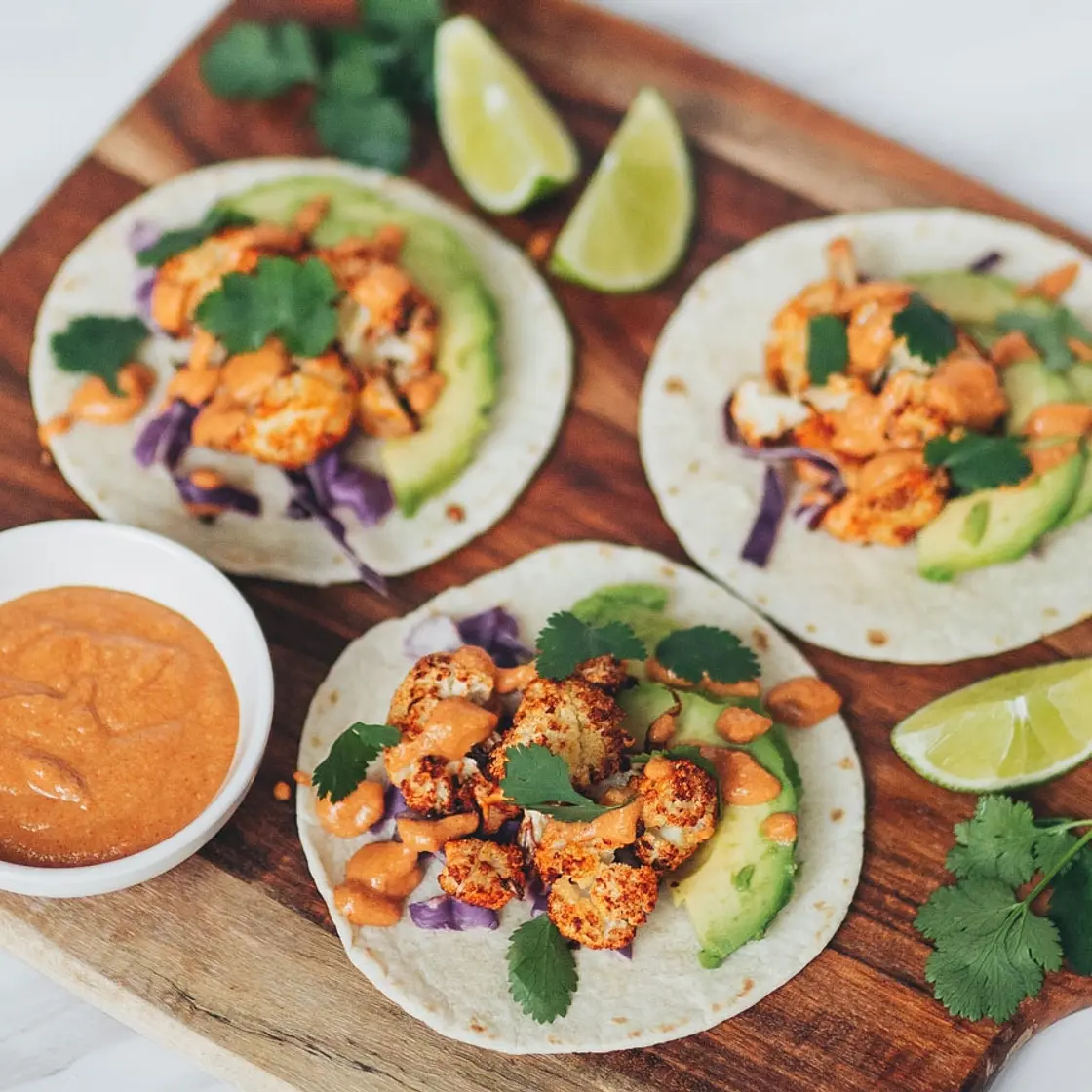 Chipotle Cauliflower Tacos