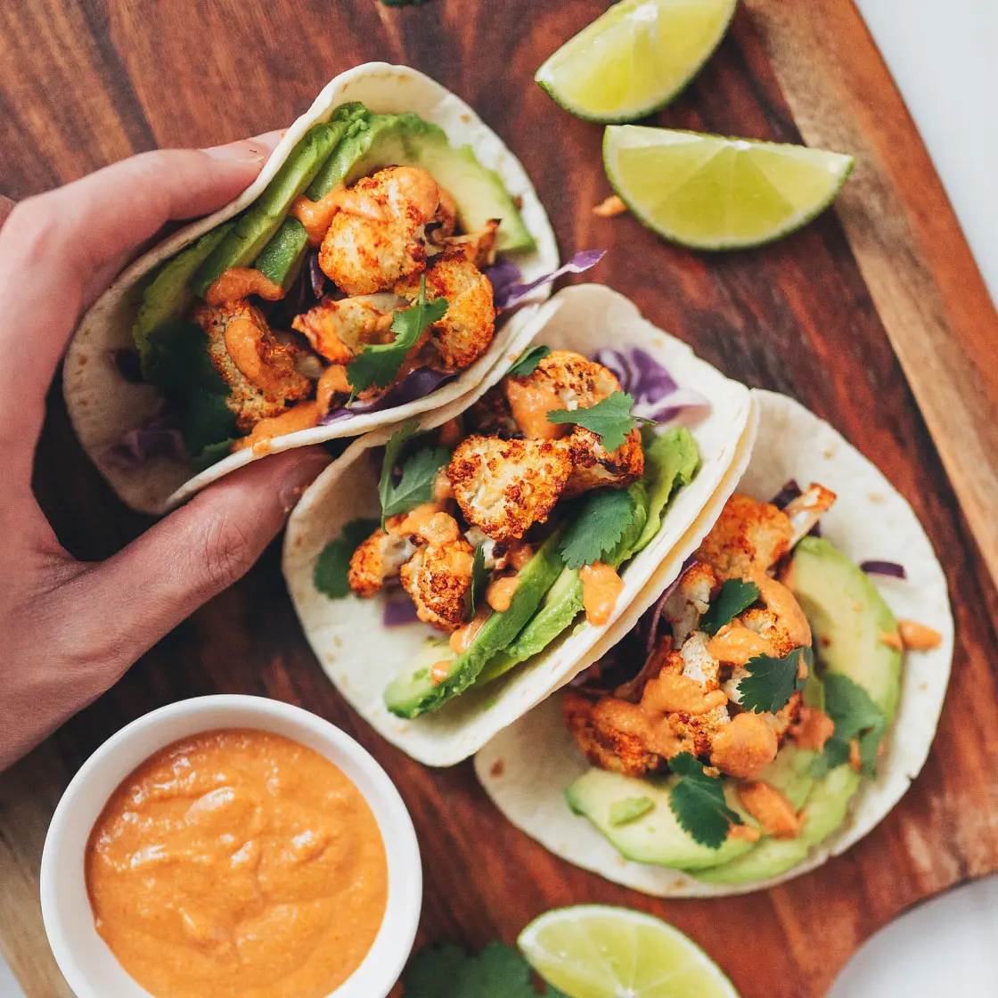 Chipotle Cauliflower Tacos