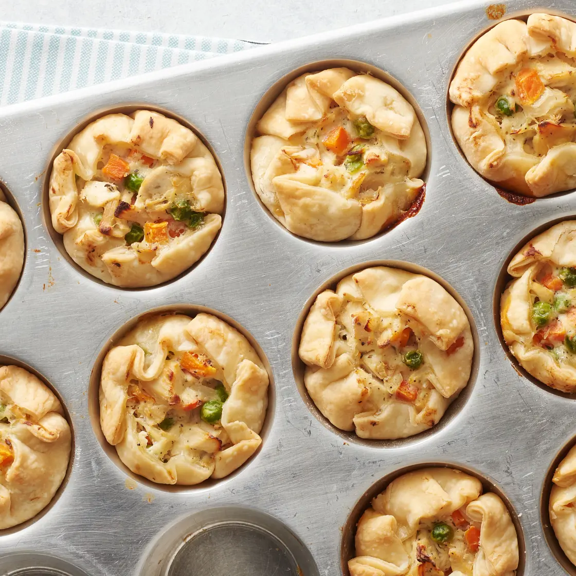 Freezer-Friendly Mini Chicken Pot Pies