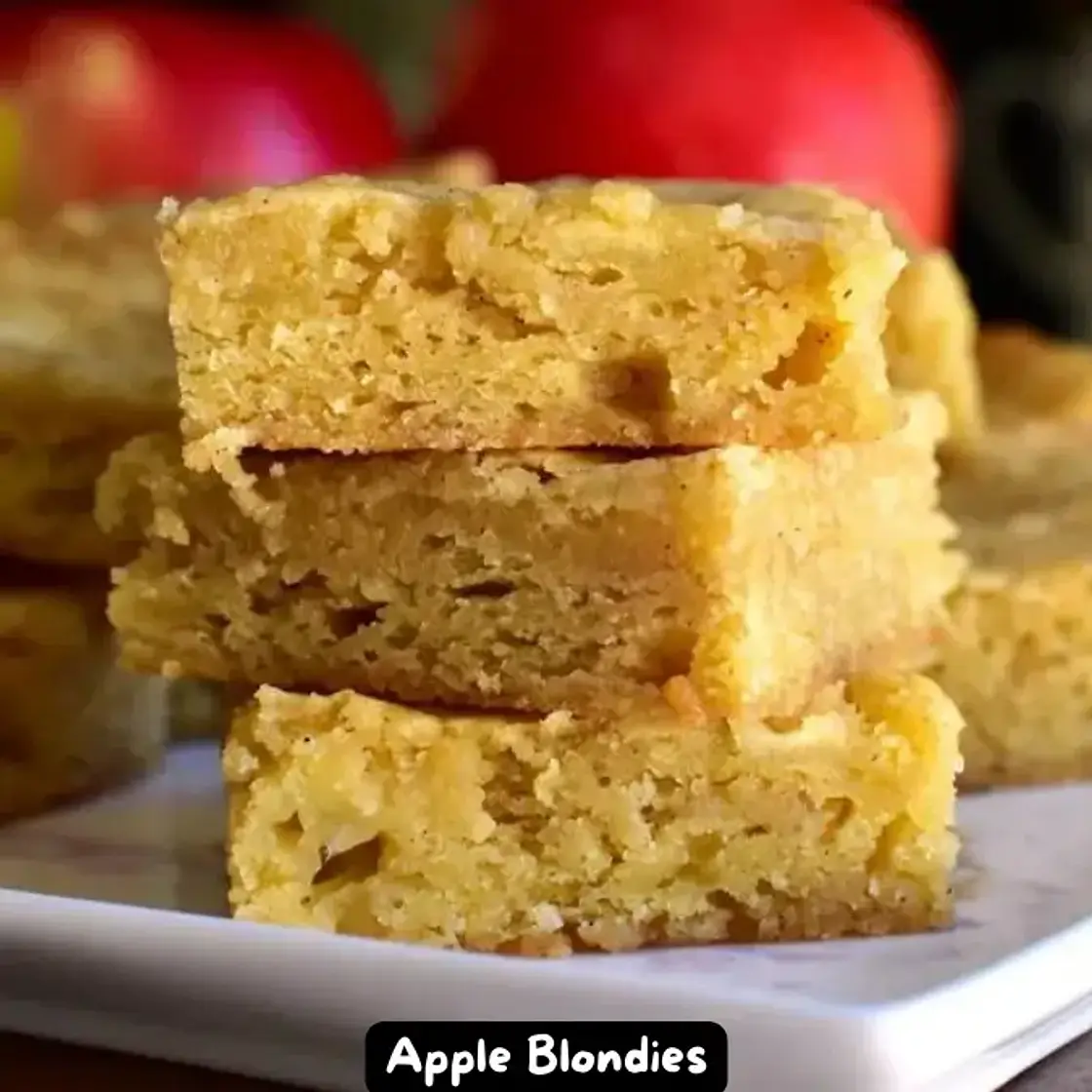 The Best Apple Blondies Recipe