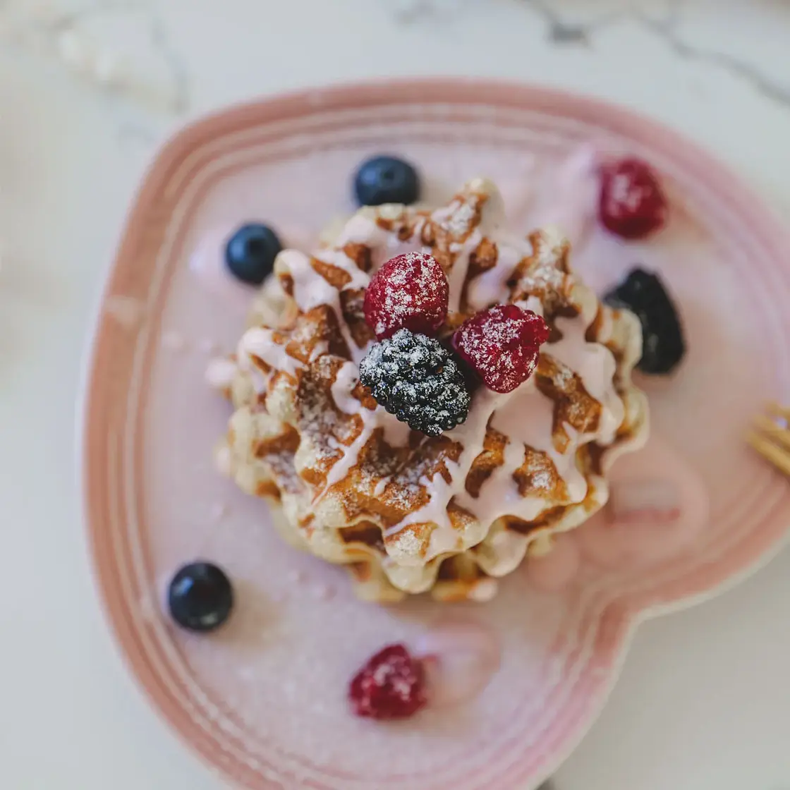 Healthy Fluffy Waffles - GF