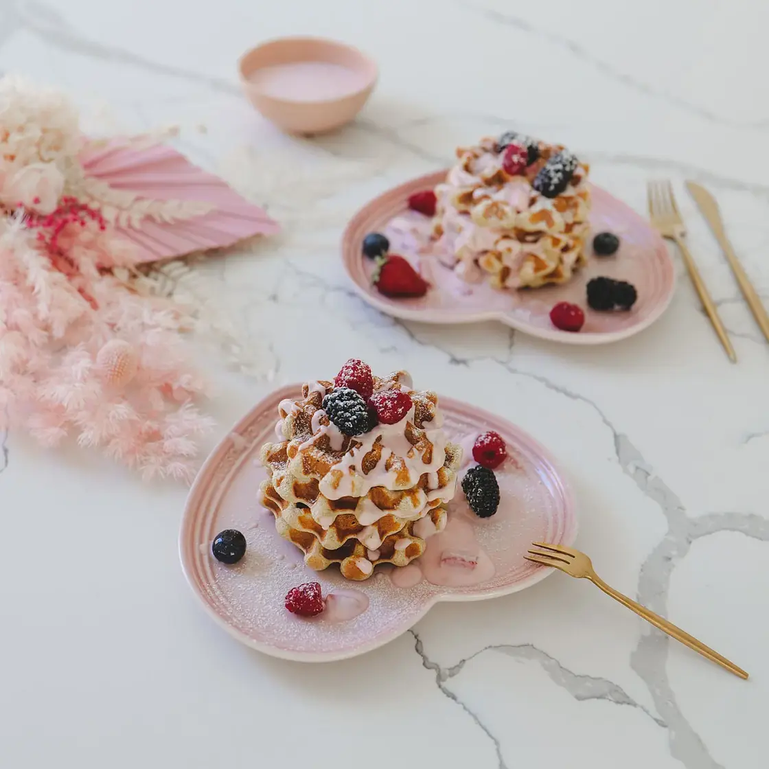 Healthy Fluffy Waffles - GF