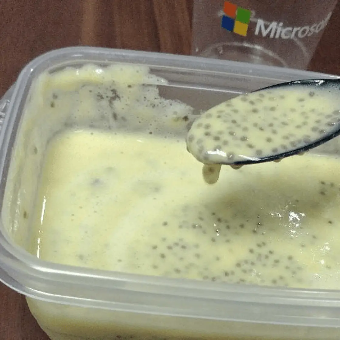 Peach Chia Seed Pudding