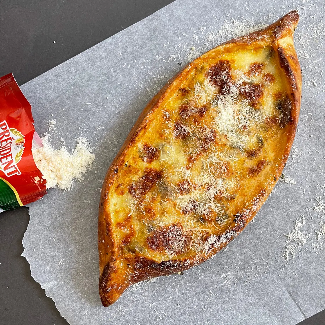 Chicken and Mushroom Pide