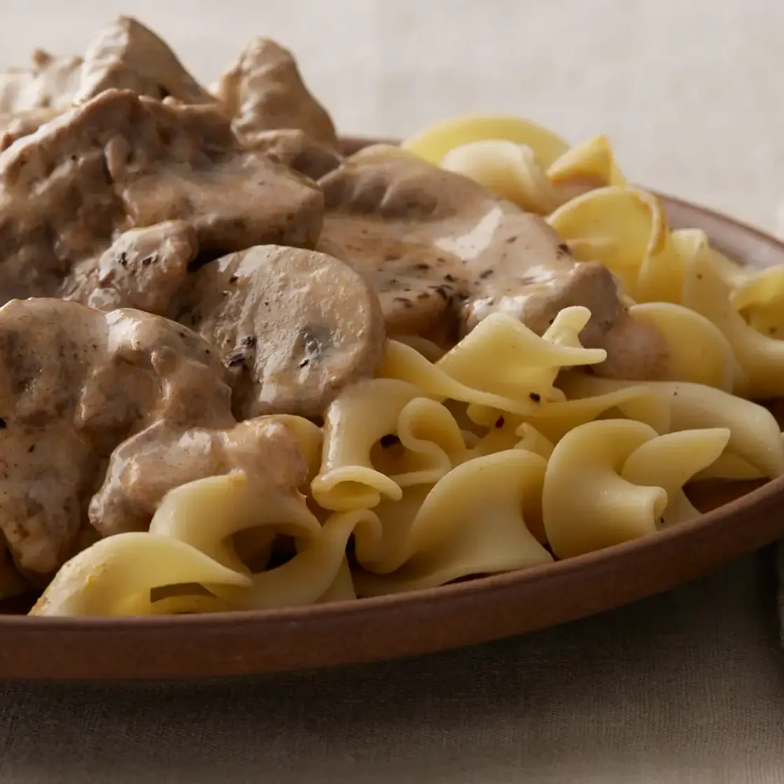 Slow-Cooker Beef Stroganoff