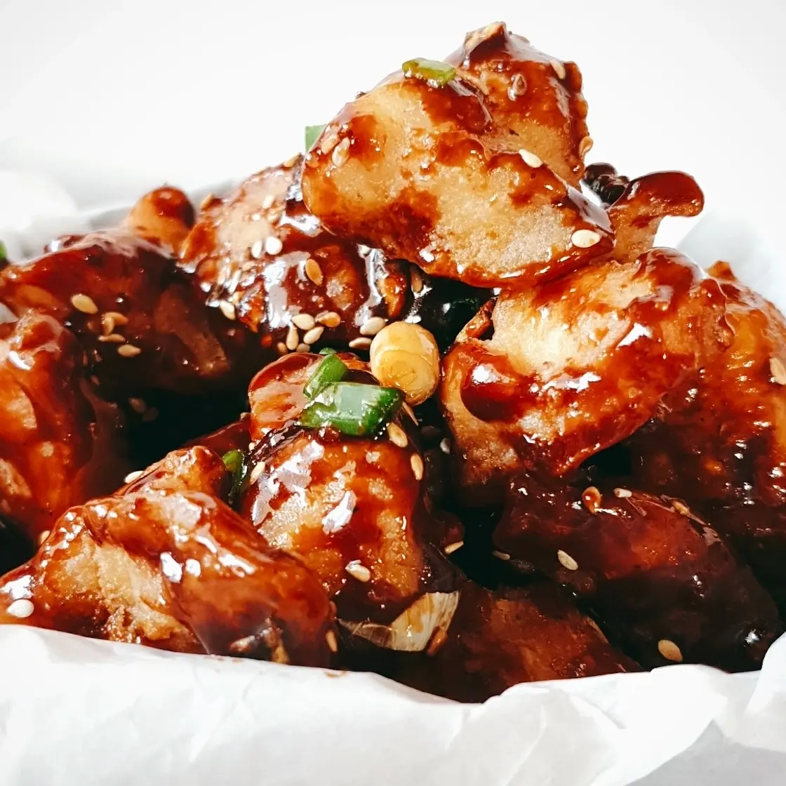 CRISPY Korean Fried Chicken Recipe (in Soy Garlic Sauce!)