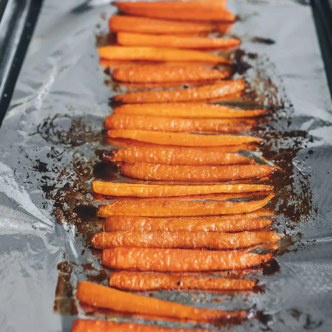Balsamic Honey Roasted Carrots