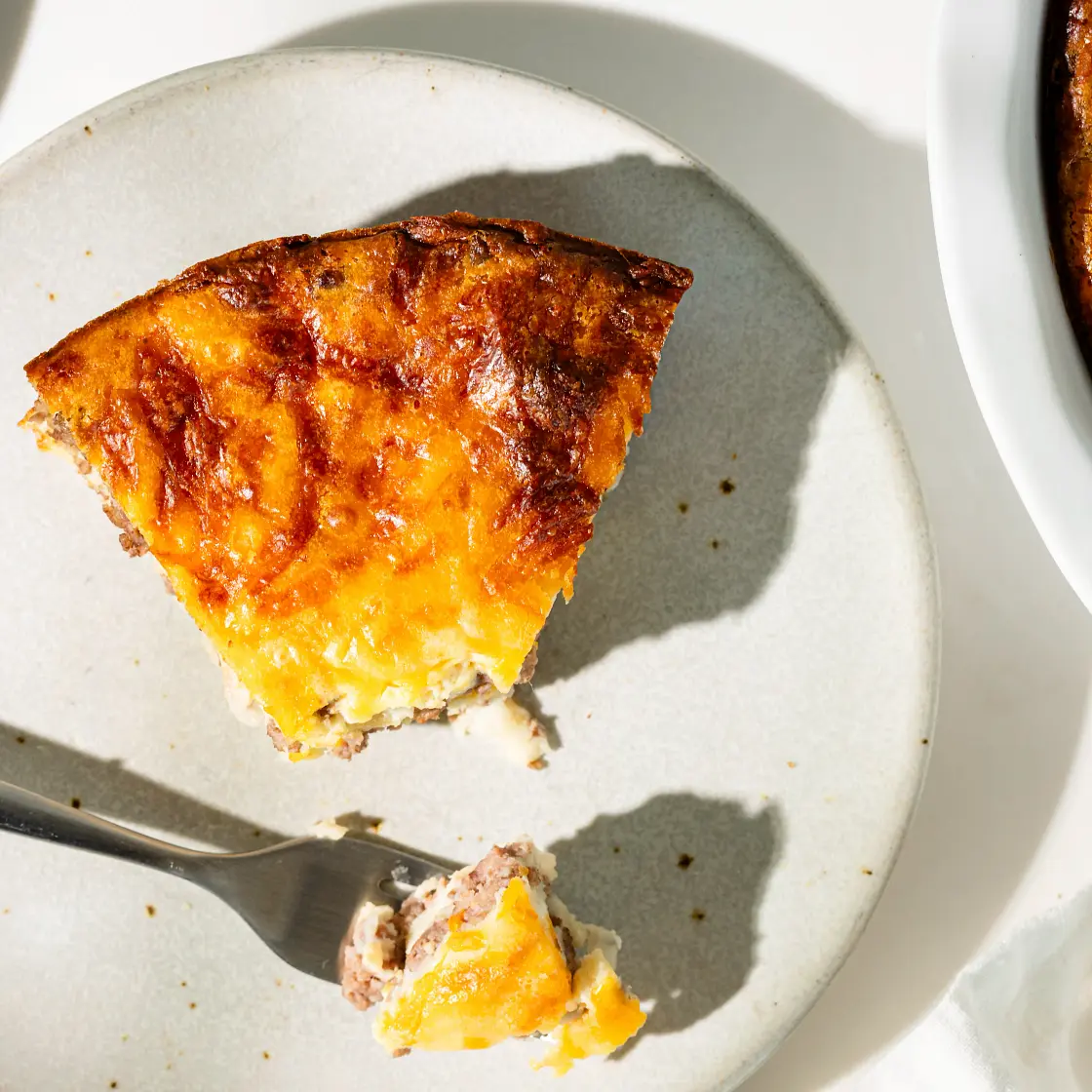 Impossibly Easy Cheeseburger Pie