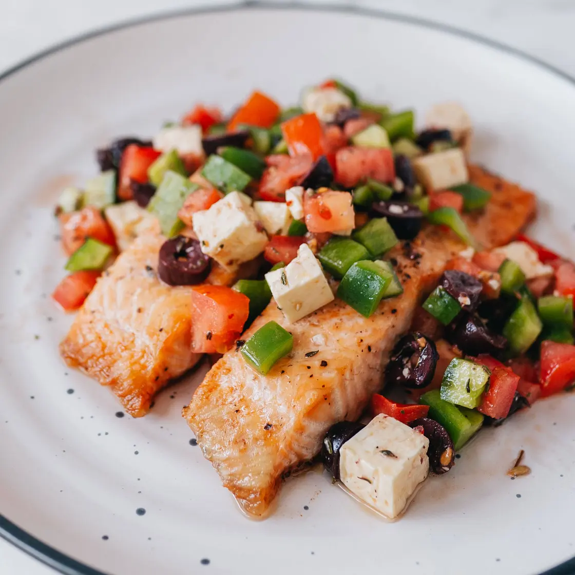 Greek Baked Salmon