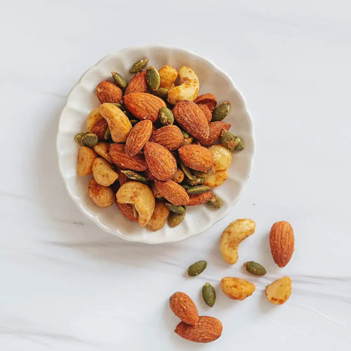 Oil-Free Chipotle Spiced Nuts