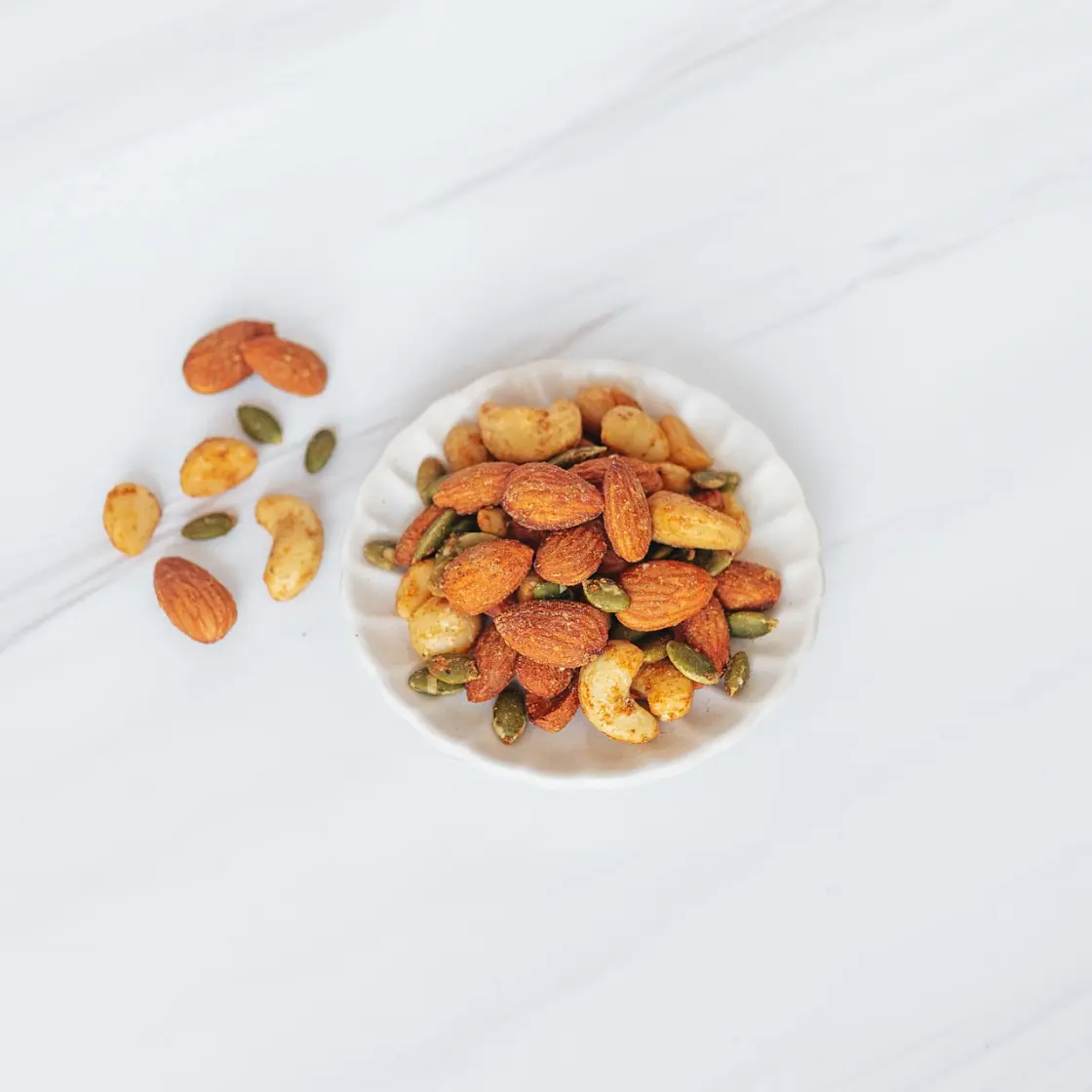 Oil-Free Chipotle Spiced Nuts
