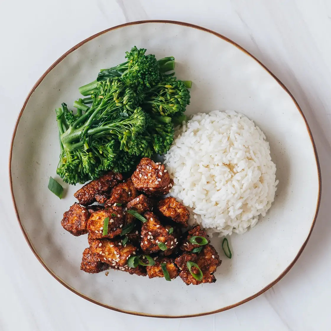 Sticky Garlic Tofu