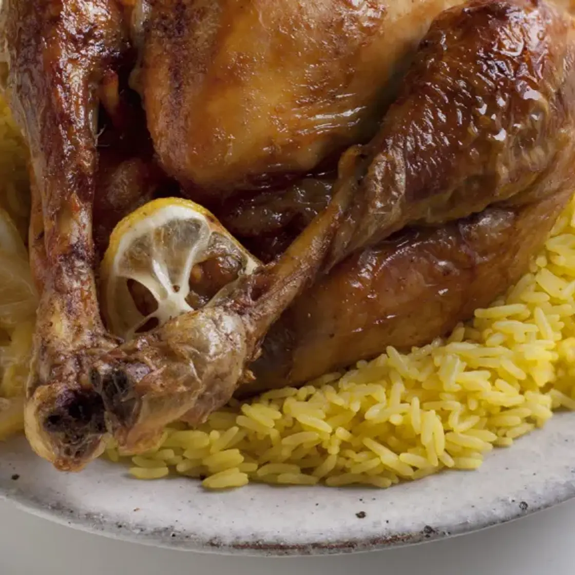 Poulet rôti au citron