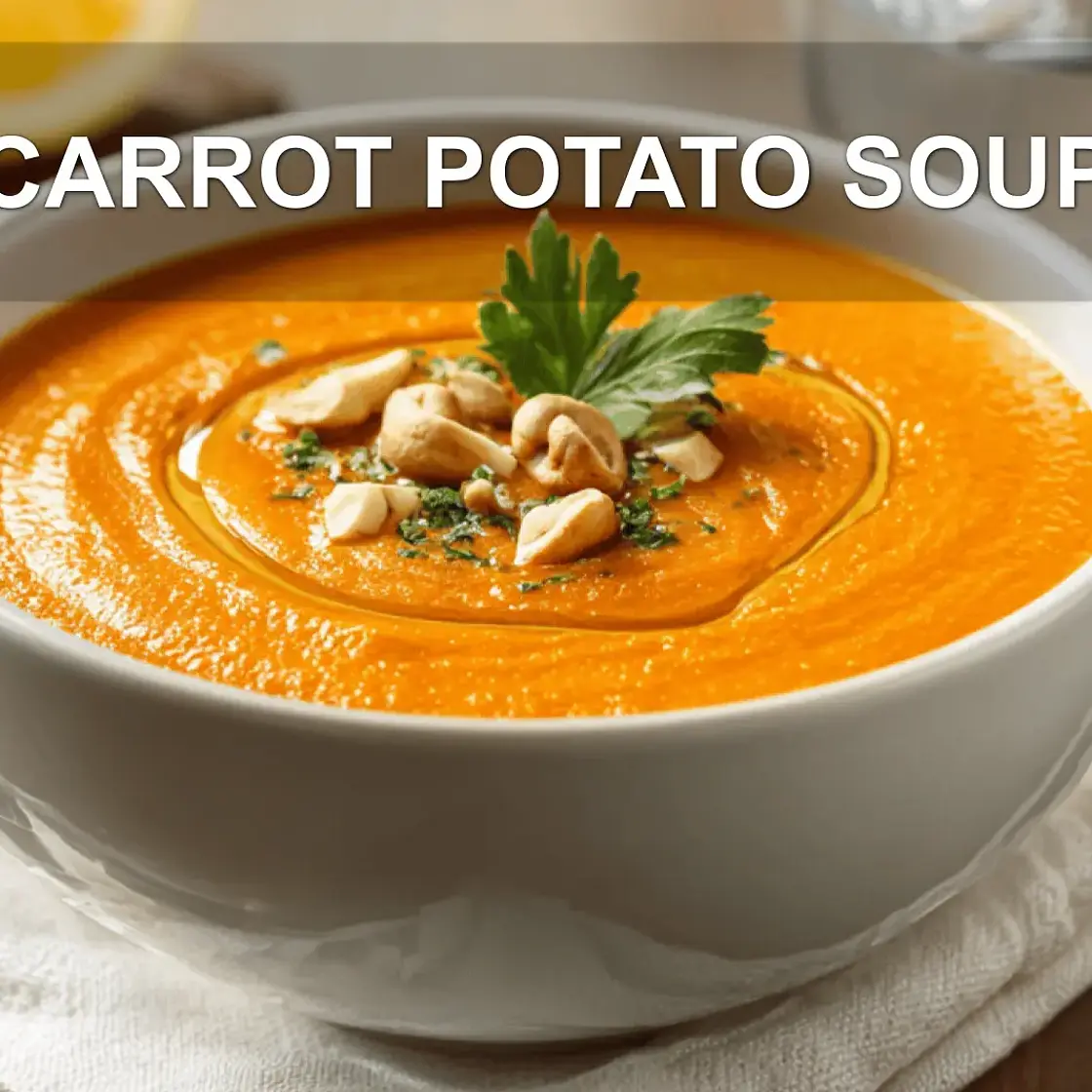 CARROT POTATO SOUP