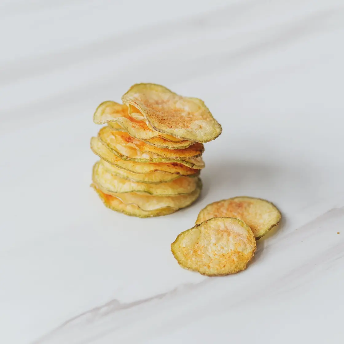 Low-Fat Microwave Potato Chips