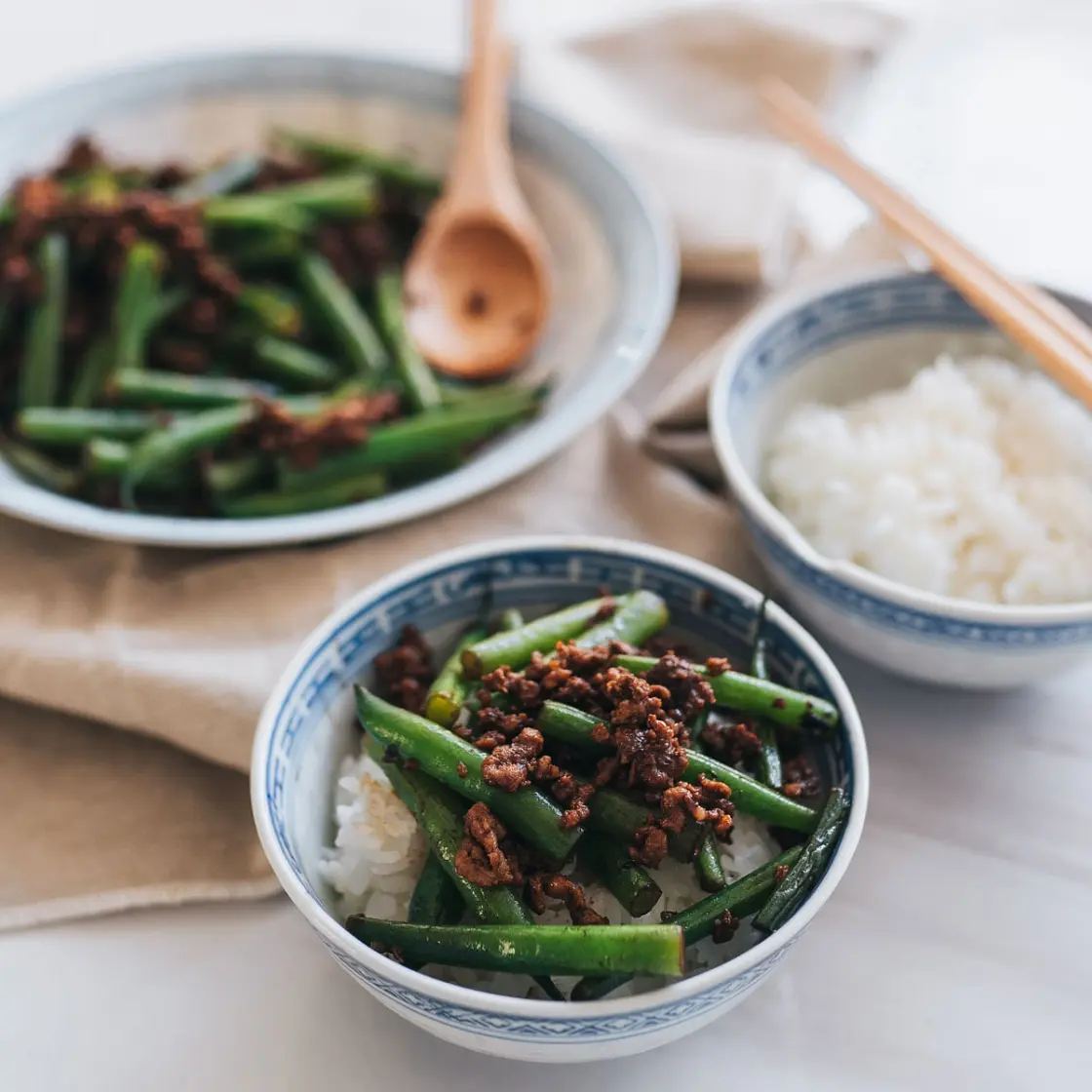 Pork and Green Bean Stir Fry