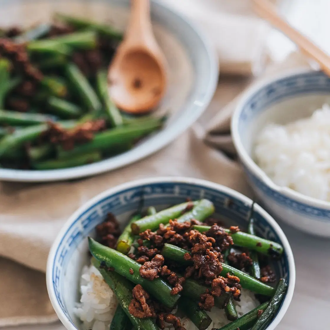 Pork and Green Bean Stir Fry