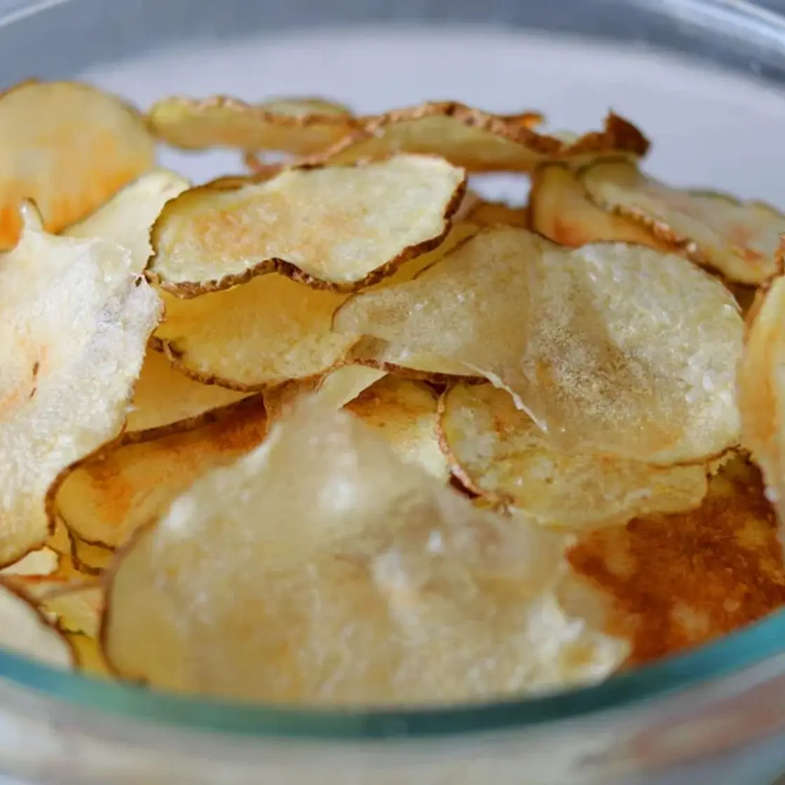 Crispy Microwave Potato Chips