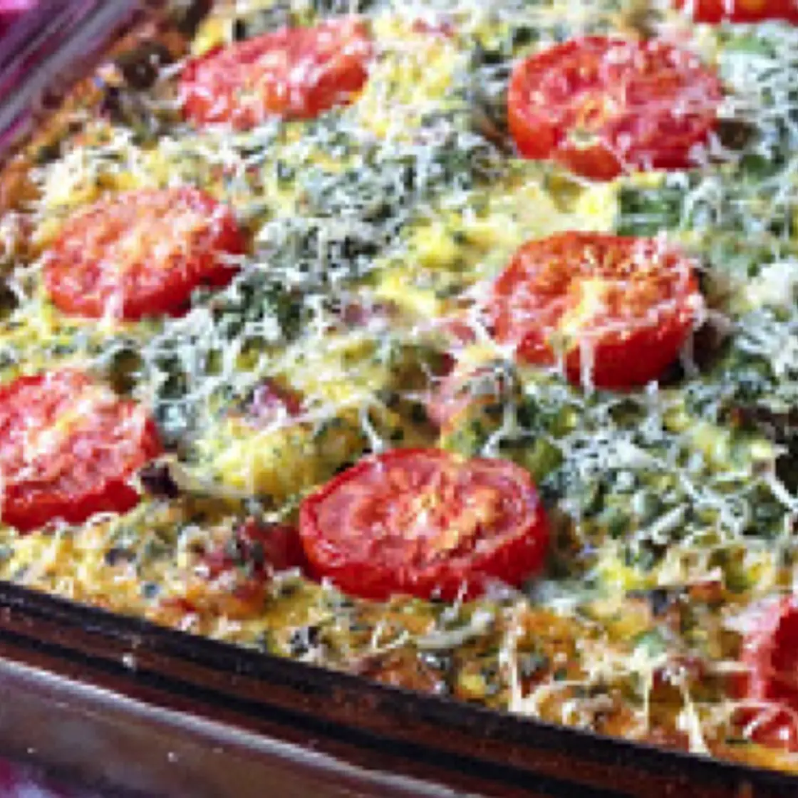 Pumpkin & Zucchini Savoury Slice