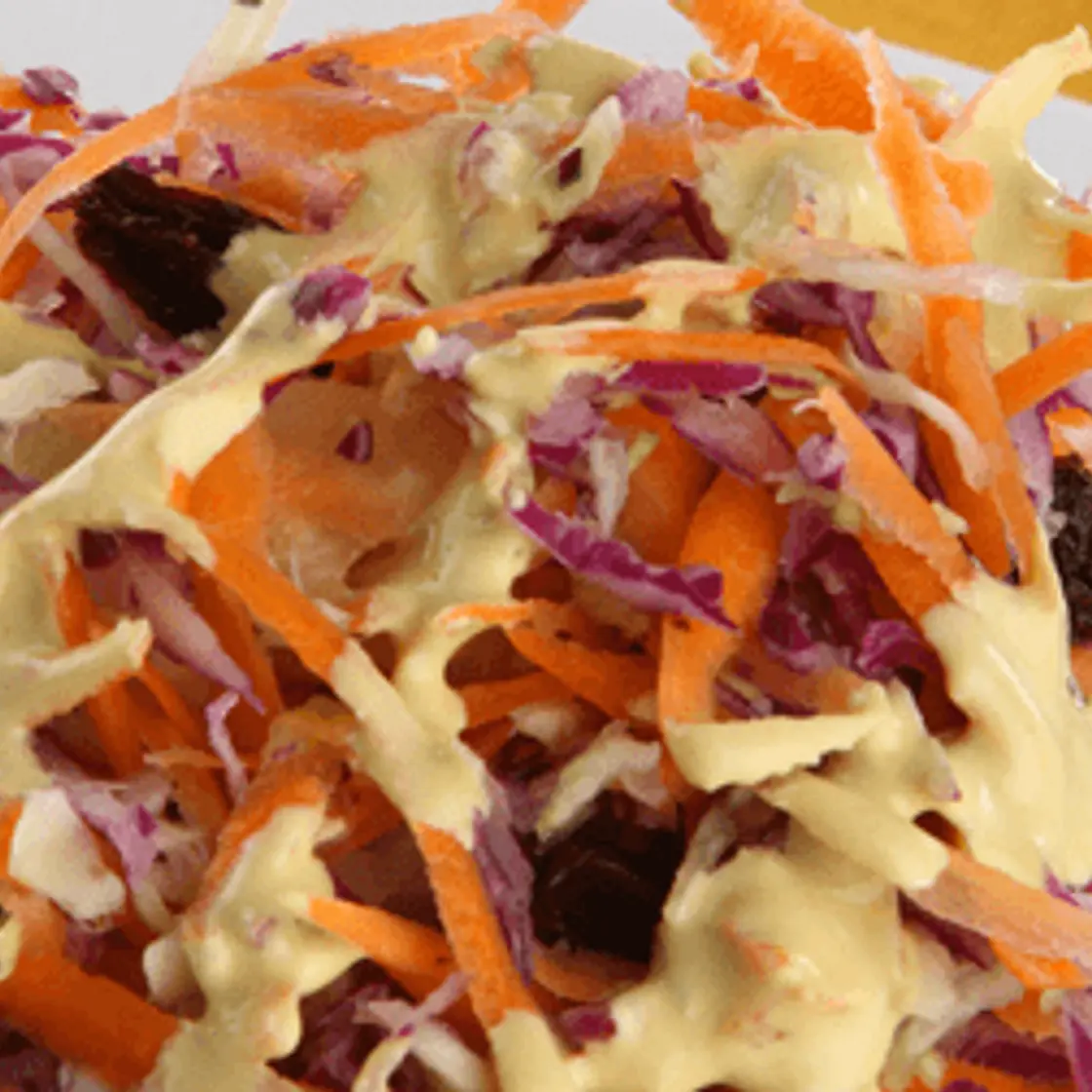 Ensalada de col y zanahoria