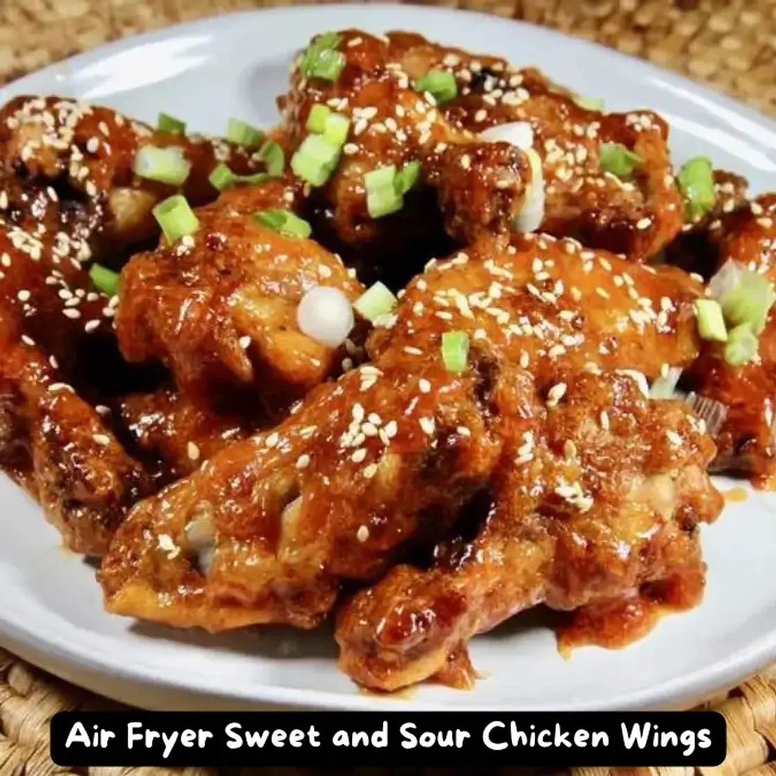 The Best Air Fryer Sweet and Sour Chicken Wings
