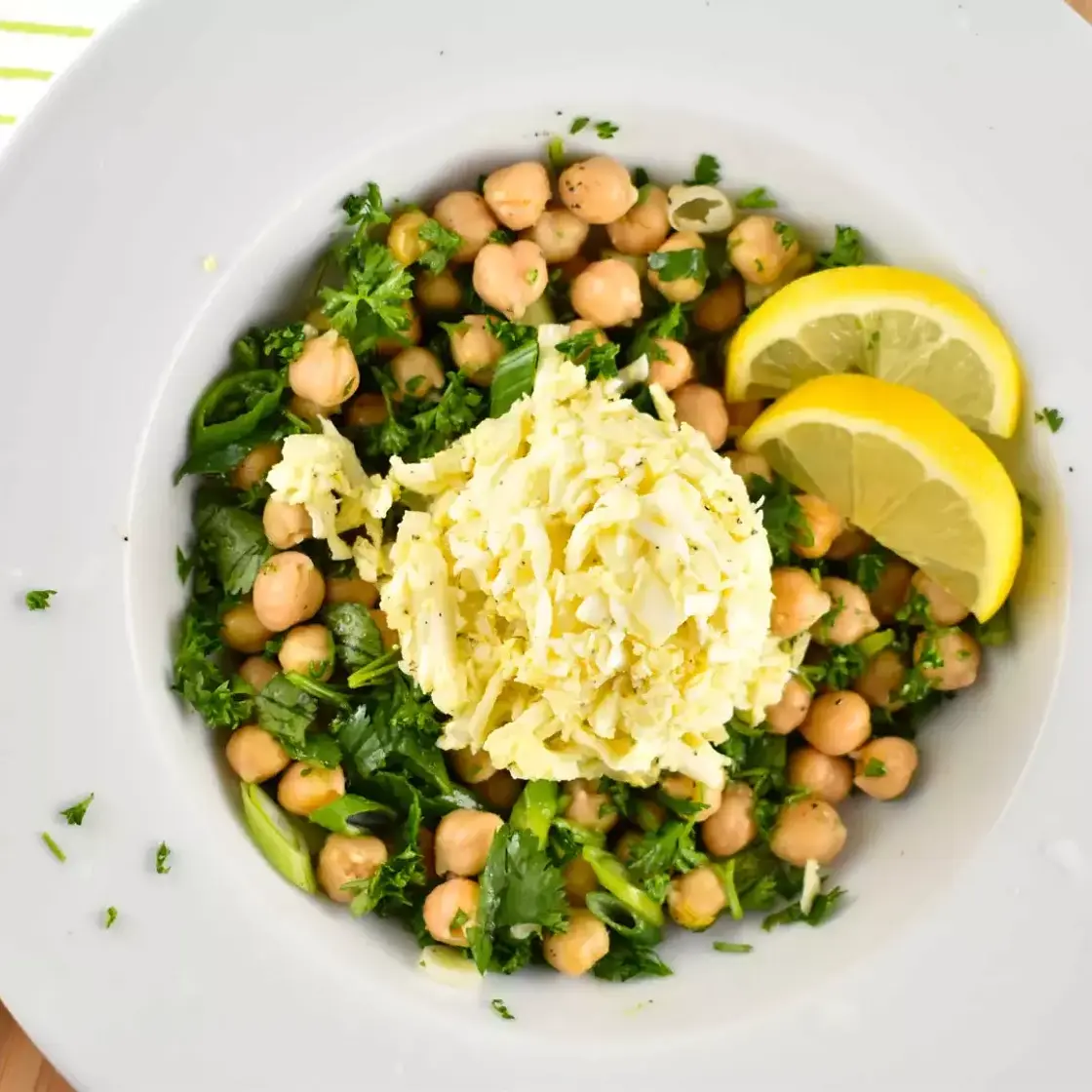 Egg and Chickpea Salad Recipe