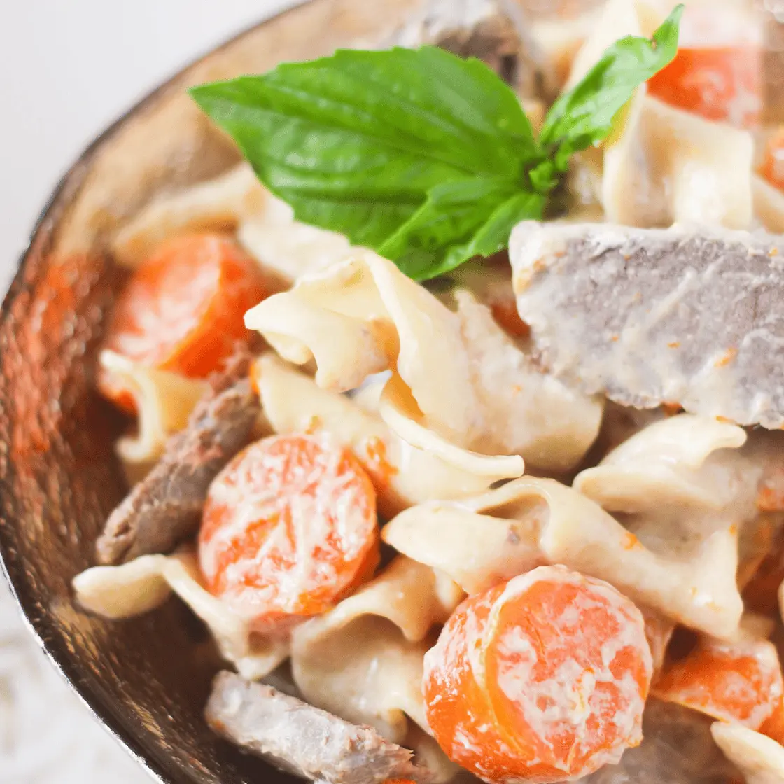 Crock Pot Beef Stroganoff with Cream of Mushroom Soup