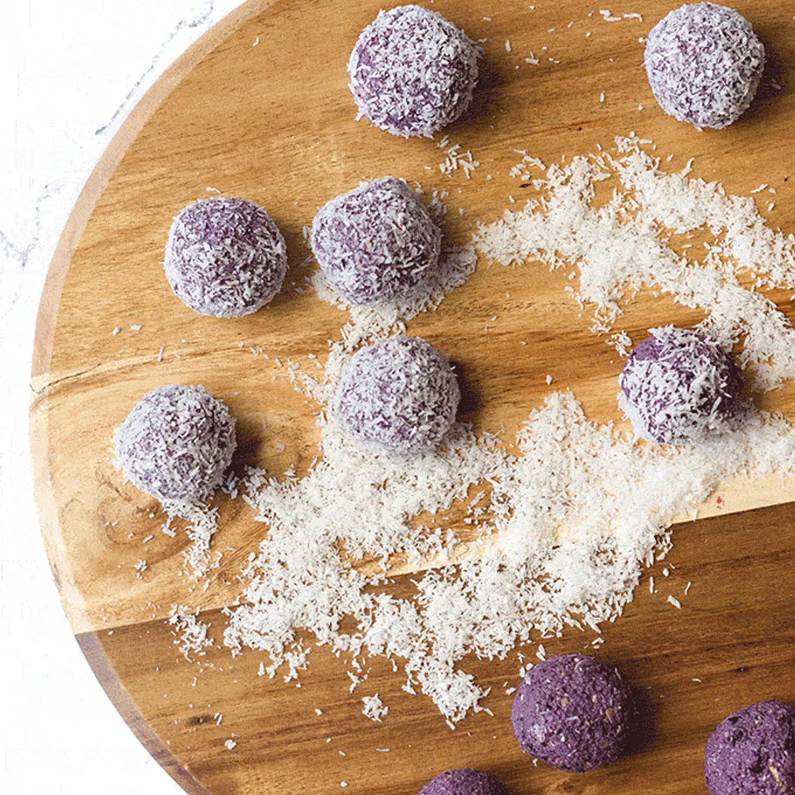 Blueberry Breakfast Balls