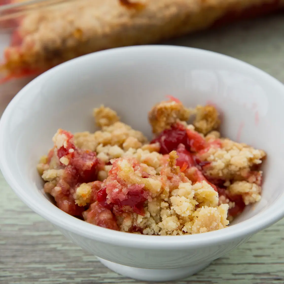 Easy Fruit Crisp "Dump" Dessert
