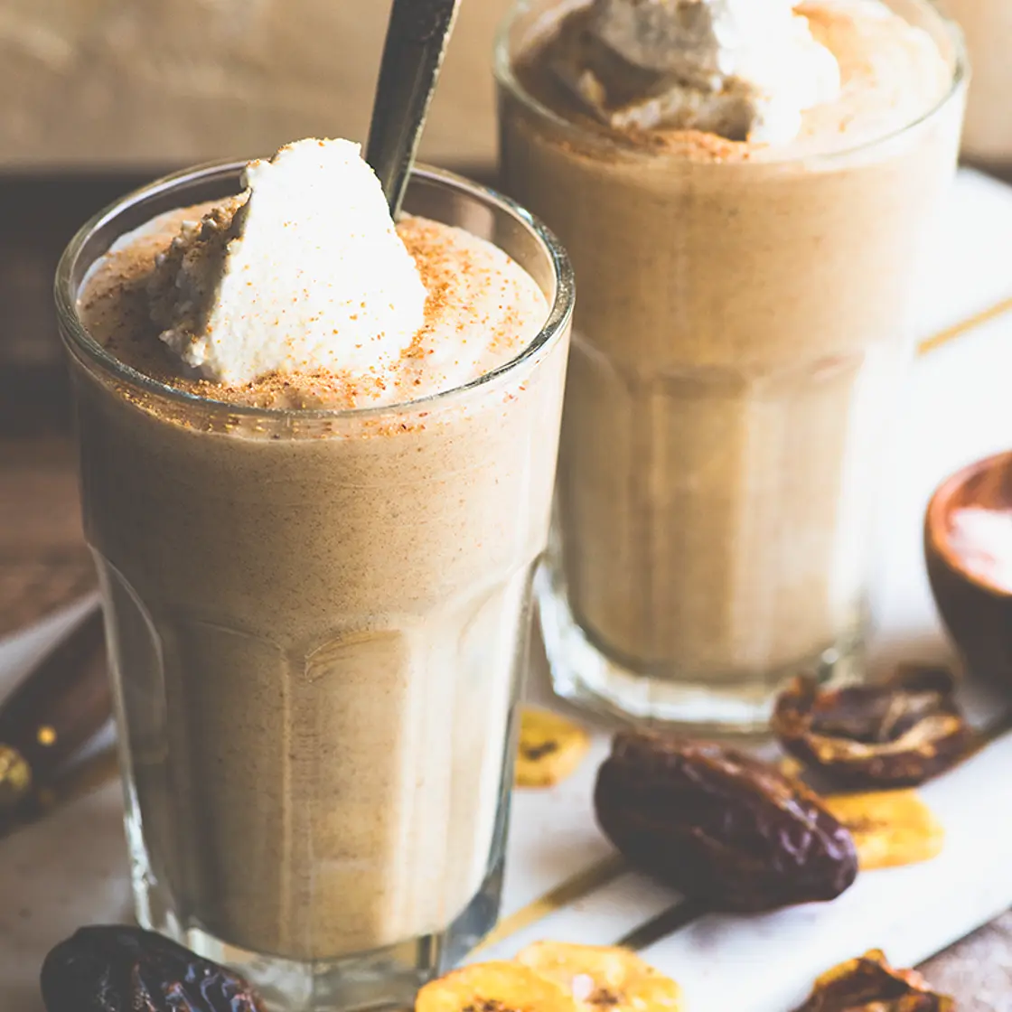 Salted Caramel Date Shakes