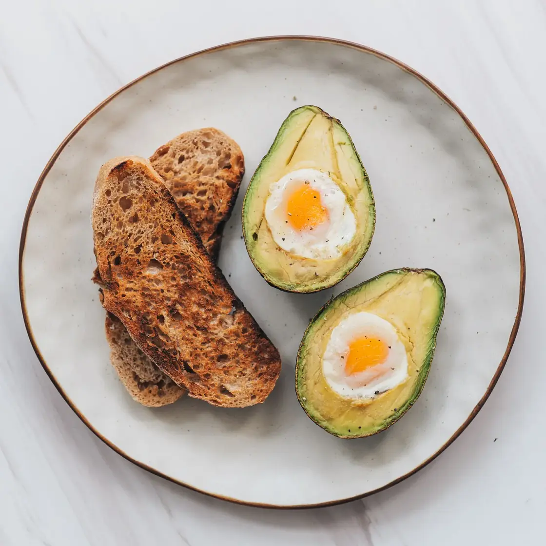 Baked Avocado Eggs