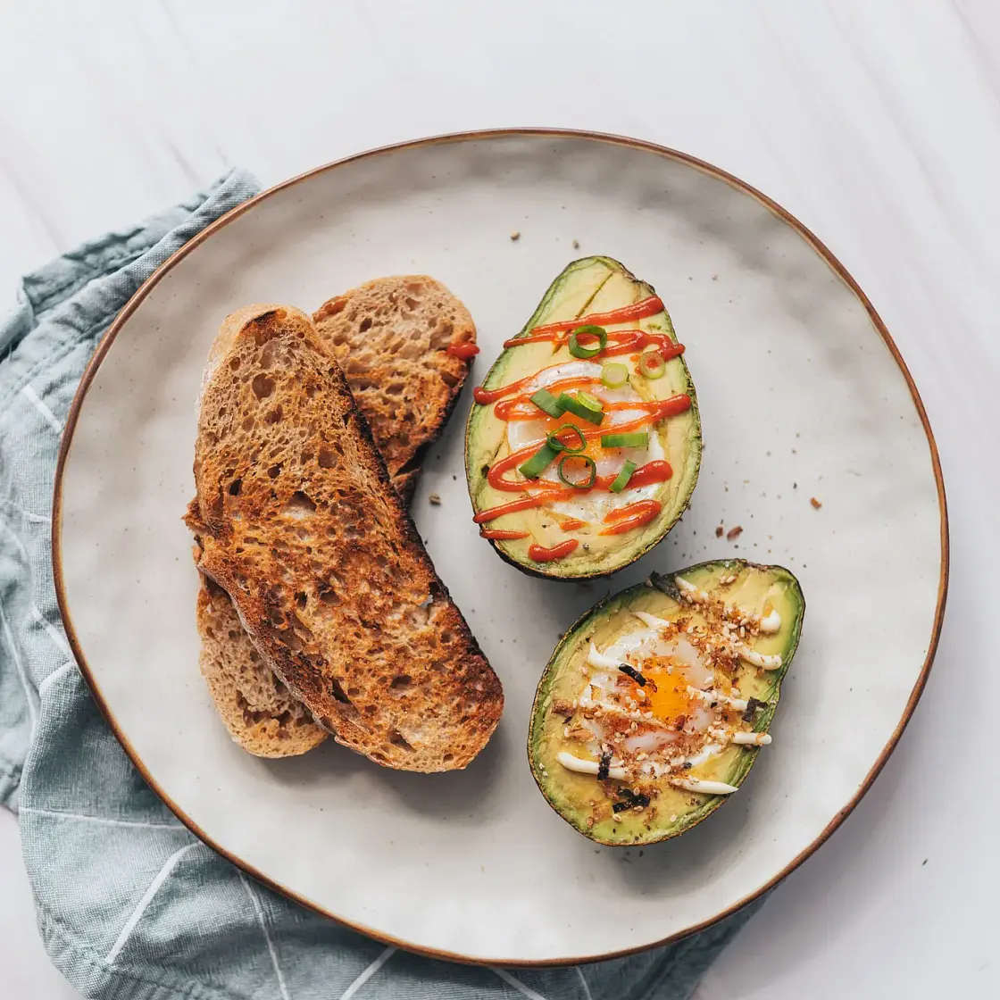 Baked Avocado Eggs